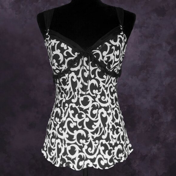 La Vie En Rose Sheer Tank Top - Picture 1 of 7